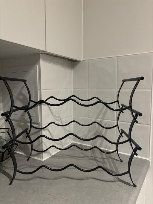 Buy & Sell East Ham East London - Photos for Black Wine Rack