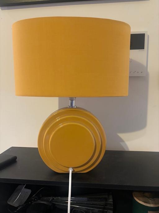 Buy & Sell East Ham East London - Photos for Mustard Table Lamp and Bulb