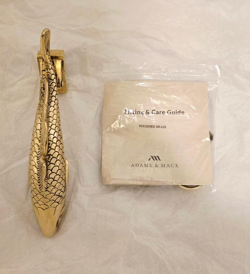 Buy & Sell Greenwich South East London - Photos for Adams & Mack Sagar the Cod Bress Doorknocker