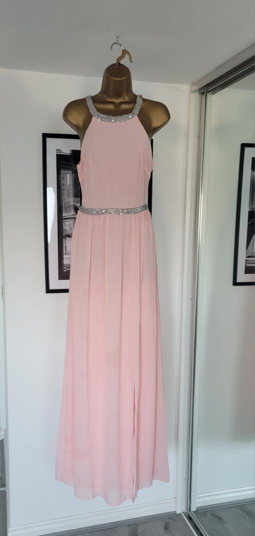 Buy & Sell Hadley Telford and Wrekin - Photos for Women Open Back Chiffon PinkMaxiDressSize 10