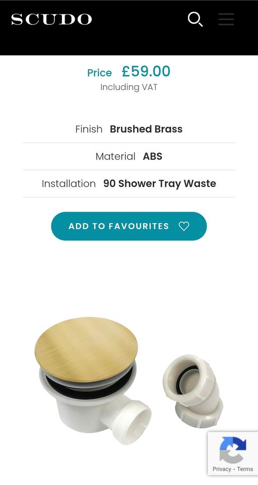 Buy & Sell Little Ilford East London - Photos for Brushed Brass 90mm Fast Flow Waste