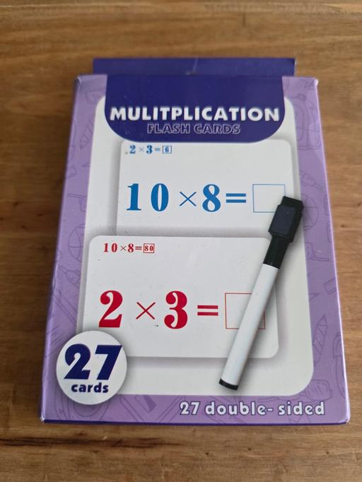 Buy & Sell Blackpool Town Centre Blackpool - Photos for Multiplication wipe clean practice cards NEW
