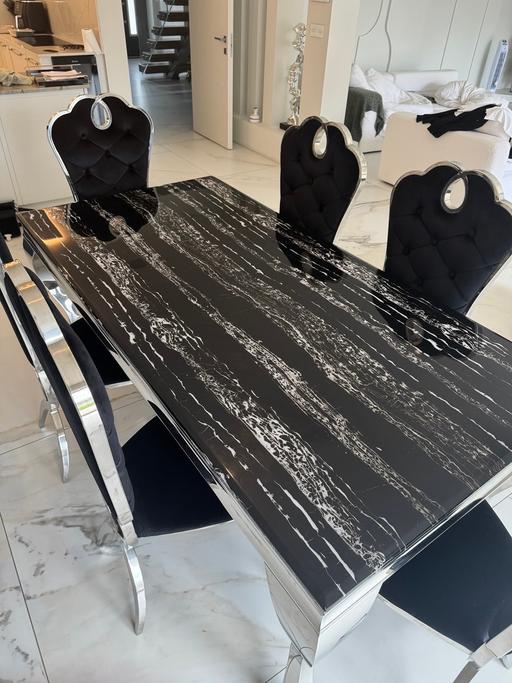 Buy & Sell Sidcup Bexley - Photos for Marble dining table set -Luxury dining/coffee