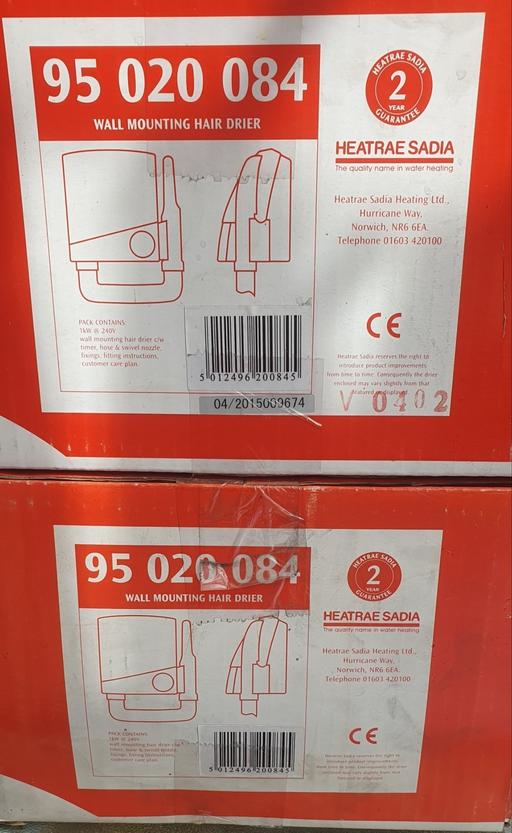 Buy & Sell Ilford Redbridge - Photos for Heatrae Sadia Wall Mounted Hair Dryers X2 Ava