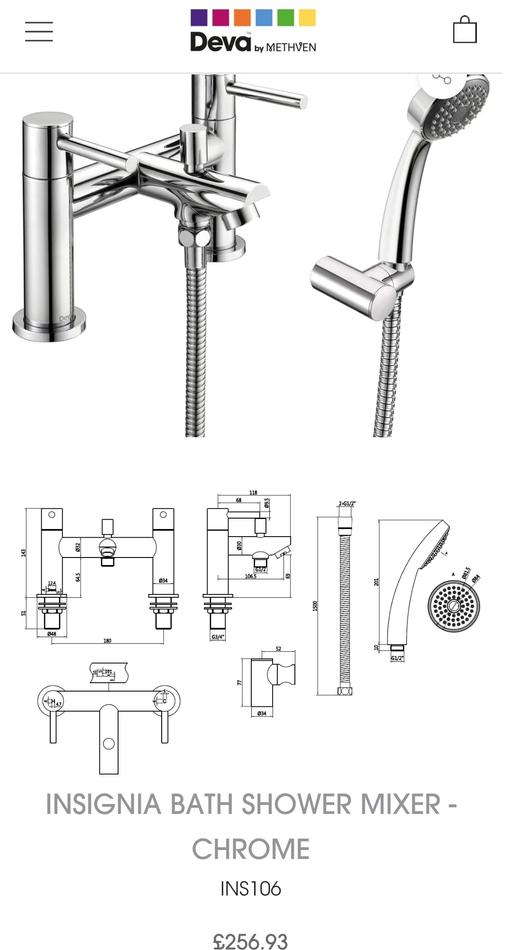 Buy & Sell Ilford Redbridge - Photos for Brand New Boxed Insignia Bath Shower Mixer-Ch