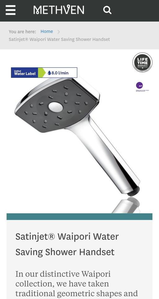 Buy & Sell Ilford Redbridge - Photos for Satinjet® Waipori Water Saving Shower Handset