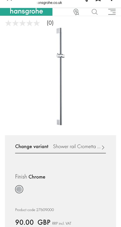 Buy & Sell Little Ilford East London - Photos for Brand New Boxed Hansgrohe Unica Shower rail C