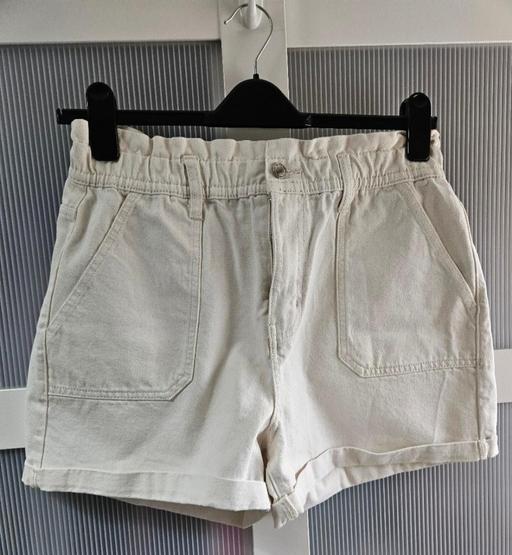 Buy & Sell Runcorn Halton - Photos for Size 14 PRIMARK cream paperbag denim shorts