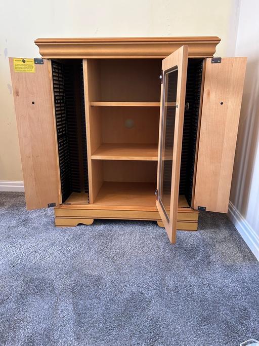 Buy & Sell Westhoughton Bolton - Photos for ROSSMORE cherry wood entertainment unit.
