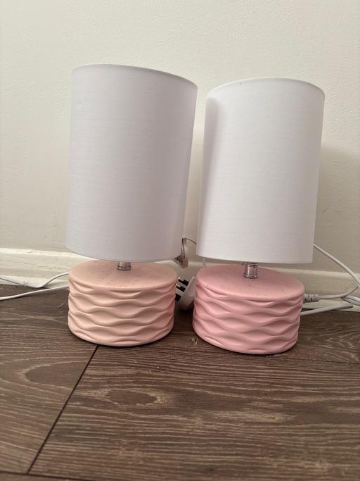Buy & Sell Grafton Street Industrial Estate West Northamptonshire - Photos for two small pink lamps