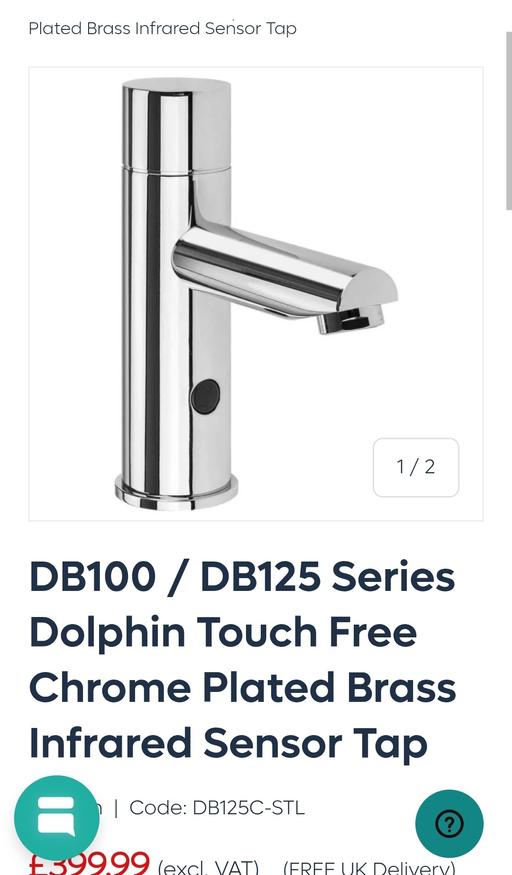 Buy & Sell Little Ilford East London - Photos for DB100 / DB125 Series Dolphin Touch Free Chrom