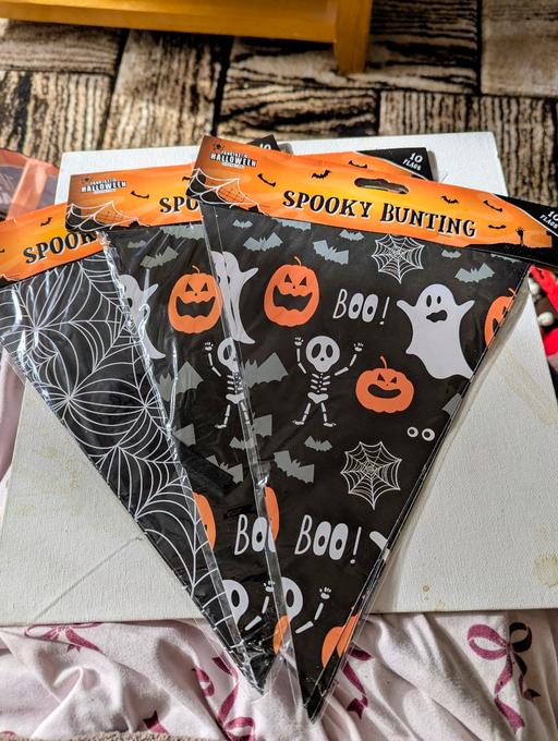 Buy & Sell Georgetown Blaenau Gwent - Photos for 🎃 Halloween spooky bunting spider web, pumpk