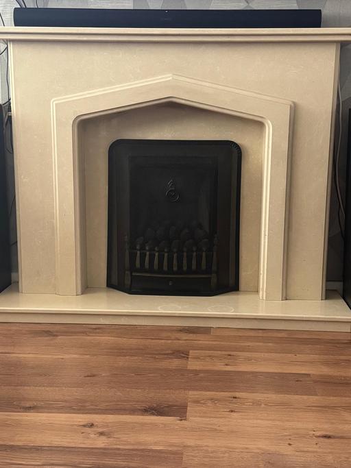 Buy & Sell Ettingshall Wolverhampton - Photos for marble fire place and fire (gas)