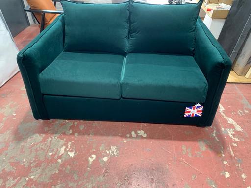 Buy & Sell Stalybridge Tameside - Photos for Green velvet sofa bed