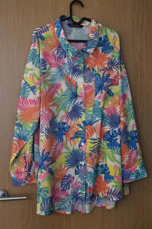 Buy & Sell Wednesfield Wolverhampton - Photos for Yours Flamingos And Palm Trees Shirt 22-24.