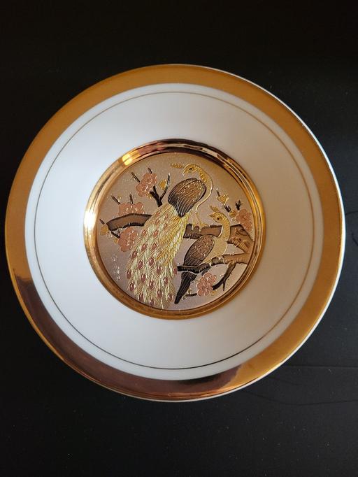 Buy & Sell Saint Andrew`s Hull - Photos for Chokin Japanise Peacock Plate