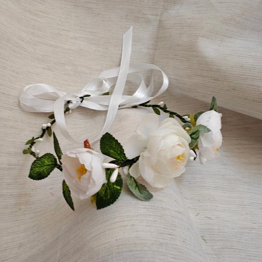 Buy & Sell Willesden North West London - Photos for white flowers bridal hair band kids head band