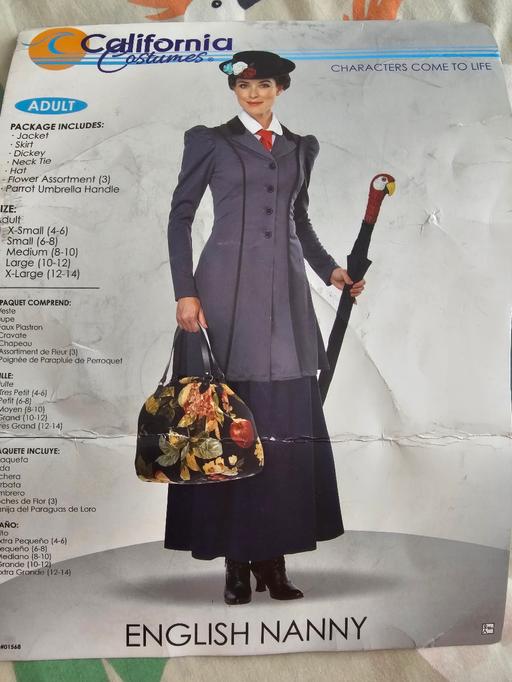 Buy & Sell South Stifford Thurrock - Essex - Photos for English Nanny ladies costume size 6/8