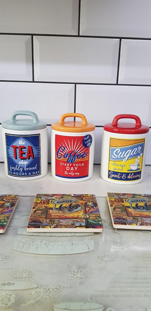 Buy & Sell Kings Norton Birmingham - Photos for set tea coffee sugar crock
