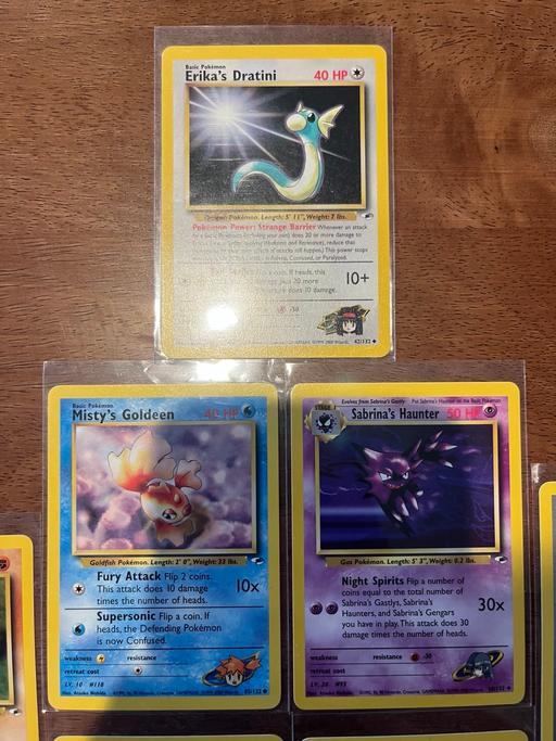 Buy & Sell Knebworth North Hertfordshire - Photos for Pokemon cards -x7 Gym Heroes 2000