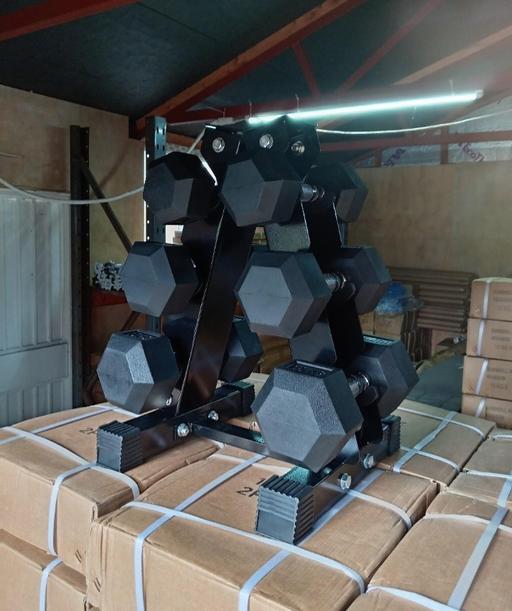 Buy & Sell Westhoughton Bolton - Photos for 3 Tier Pyramid Dumbbell rack and Dumbbells