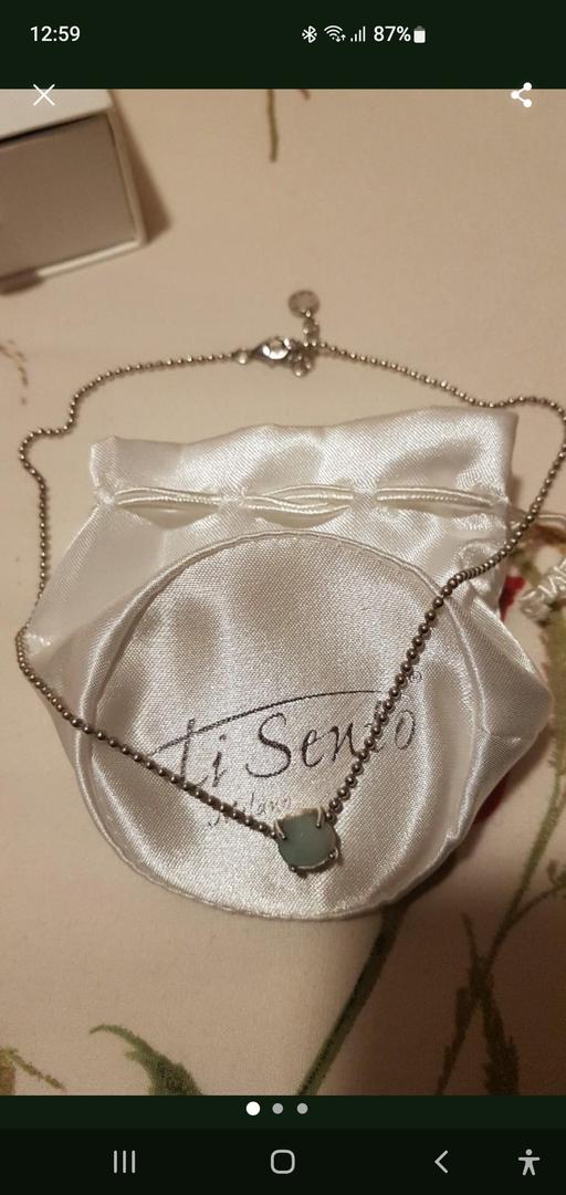 Buy & Sell Longley Sheffield - Photos for silver chain and stone pendant