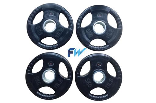 Buy & Sell Westhoughton Bolton - Photos for 4 x 5kg Rubber tri grip Olympic weight plates