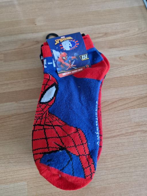 Buy & Sell Knowsley Merseyside - Photos for New 5 pack Spiderman socks size 12.5-3