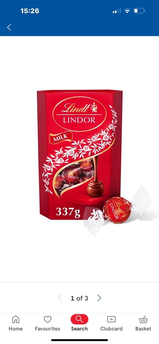 Buy & Sell Fordbridge Solihull - Photos for Lindt Lindor Milk Chocolate Truffles Box 337g