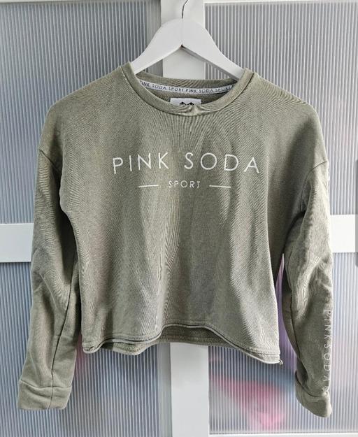 Buy & Sell Runcorn Halton - Photos for Size 8 PINK SODA cropped sweatshirt