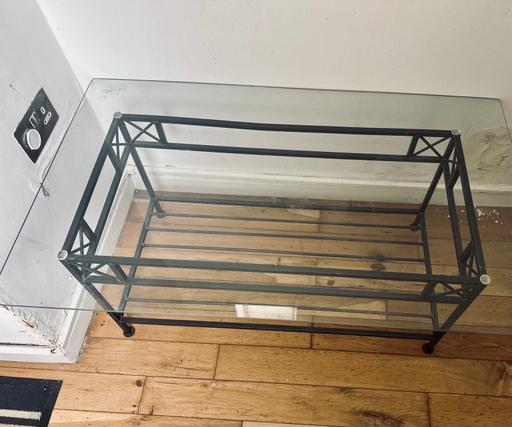 Buy & Sell Crystal Palace South East London - Photos for Cast iron glass coffee table