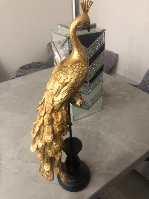 Buy & Sell - Photos for Gold peacock ornament