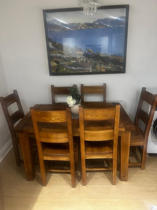 Buy & Sell Rushwick Worcester - Photos for Solid Oak Dining Table and Chairs