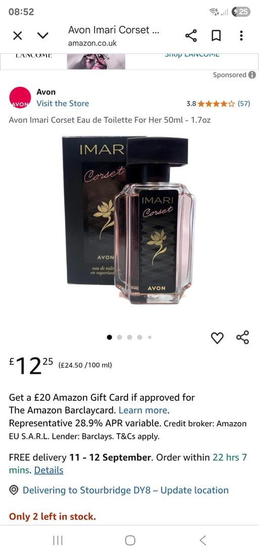 Buy & Sell Pensnett Dudley - Photos for AVON IMARI CORSET EAU DE TOILETTE...50ML. NEW