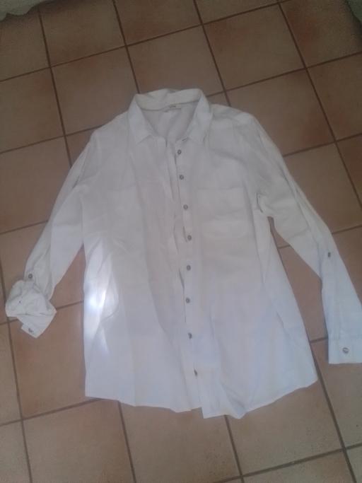 Buy & Sell Streetly Walsall - Photos for LADIES GEORGE WHITE SHIRT/OVERSHIRT