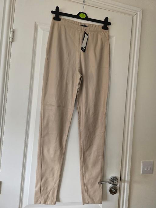Buy & Sell Rowley Regis Sandwell - Photos for I Saw It First beige faux leather leggings