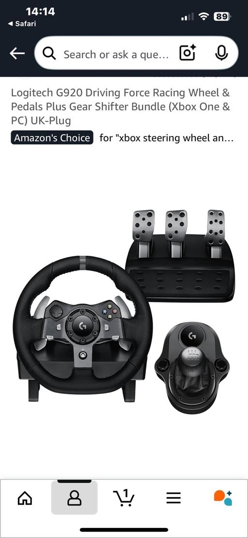 Buy & Sell Billingham Stockton-on-Tees - Photos for Logitech steering wheel pedals, gearstick wit