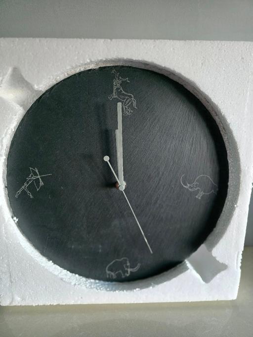 Buy & Sell Oldbury Sandwell - Photos for Pleistocene slate wall clock - new in box