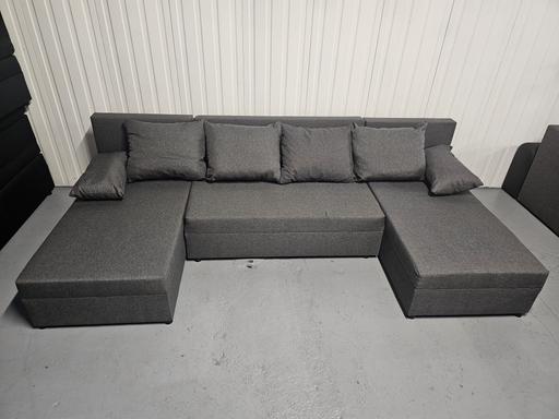 Buy & Sell Luton Town Centre Luton - Photos for U shaped sofa bed with storage and pillows