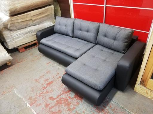 Buy & Sell New Barnet Barnet - Photos for Corner Sofa Bed With Storage Linen Fabri