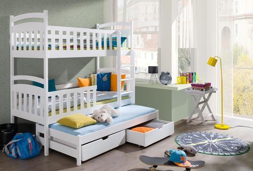 Buy & Sell Harrow on the Hill North West London - Photos for Wooden Bunk Bed with Trundle and Storage