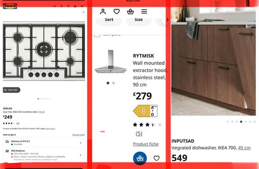 Buy & Sell Camden North West London - Photos for Ikea Hob , dishwasher & extractor fan or sale