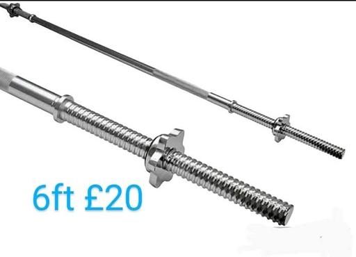 Buy & Sell Over Hulton Bolton - Photos for 6ft Standard 1 inch Barbell bars brand-new