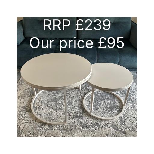Buy & Sell Talke Pits Newcastle-under-Lyme - Photos for Cashmere Round Nest of Coffee tables