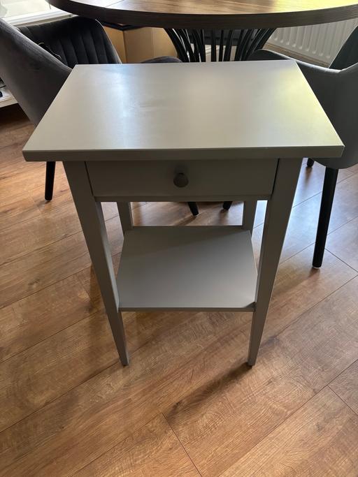 Buy & Sell - Photos for Grey Bedside Table
