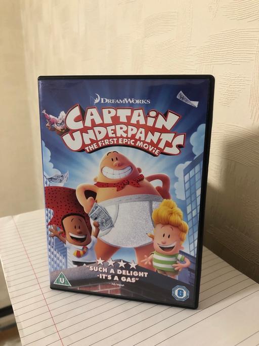 Buy & Sell Bamber Bridge South Ribble - Photos for Captain Underpants - First Epic Movie - DVD