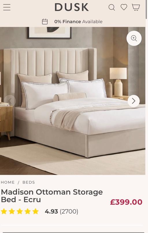 Buy & Sell West Thurrock Thurrock - Essex - Photos for Brand New in Box Dusk Double Ottoman Madison