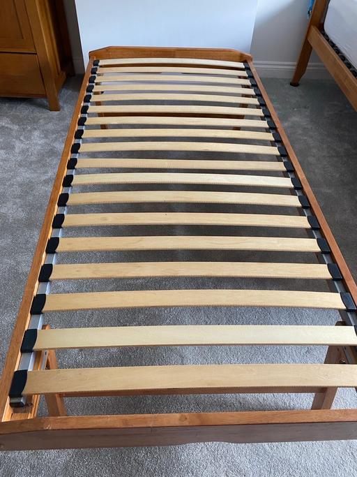 Buy & Sell Harborne Birmingham - Photos for Single solid wood trundle bed with mattress