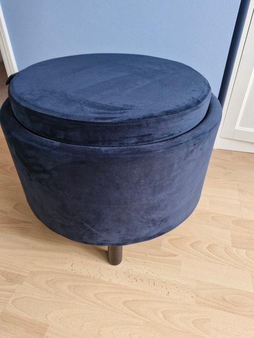 Buy & Sell Clayhanger Walsall - Photos for blue velvet storage Stool