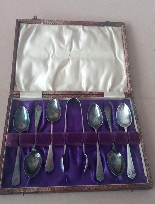 Buy & Sell Thatto Heath Saint Helens - Photos for Antique art deco spoon & tongs cutlery set